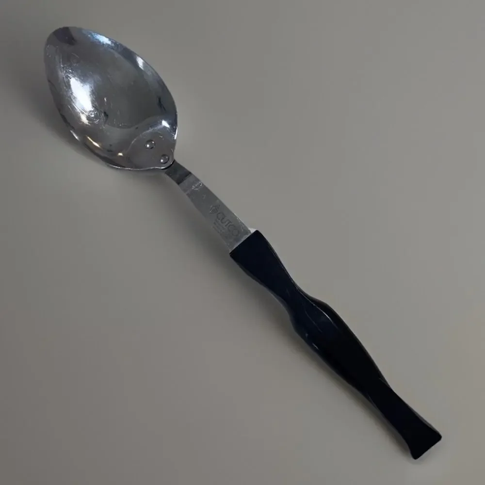 CUTCO 1712 Basting Spoon Stainless Steel Brown Handle 12.5
